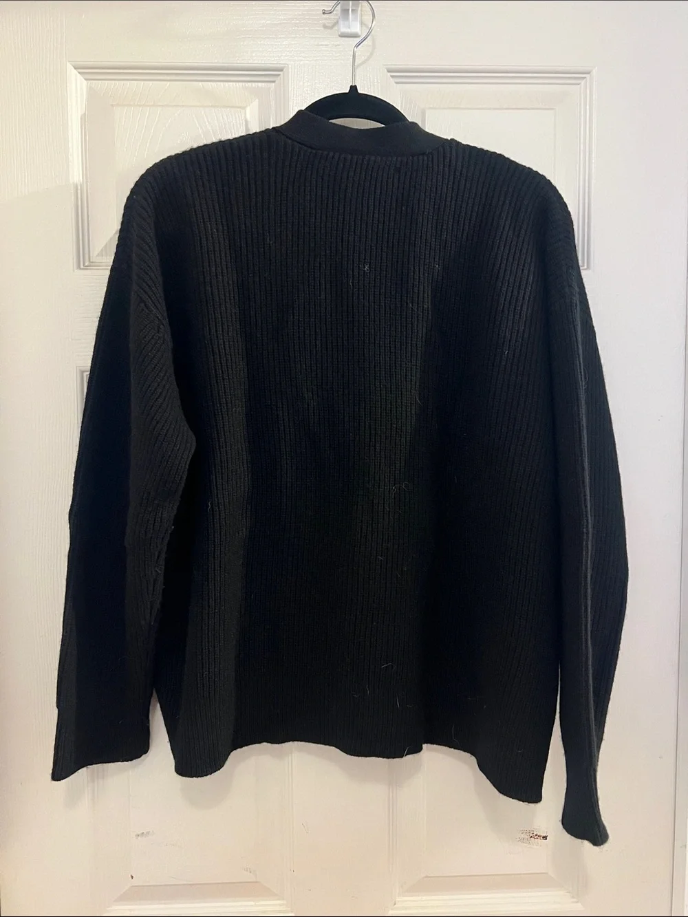 Quince Mongolian Cashmere Oversized Boyfriend Cardigan Sweater, size small